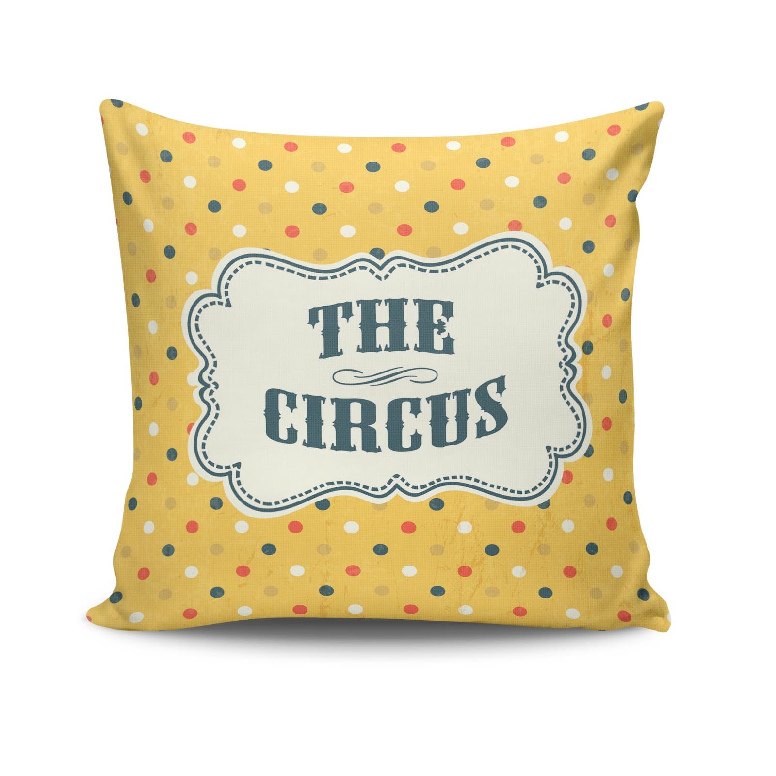 Almofada – 43 x 43 cm – Multicolorido – Algodão e poliéster