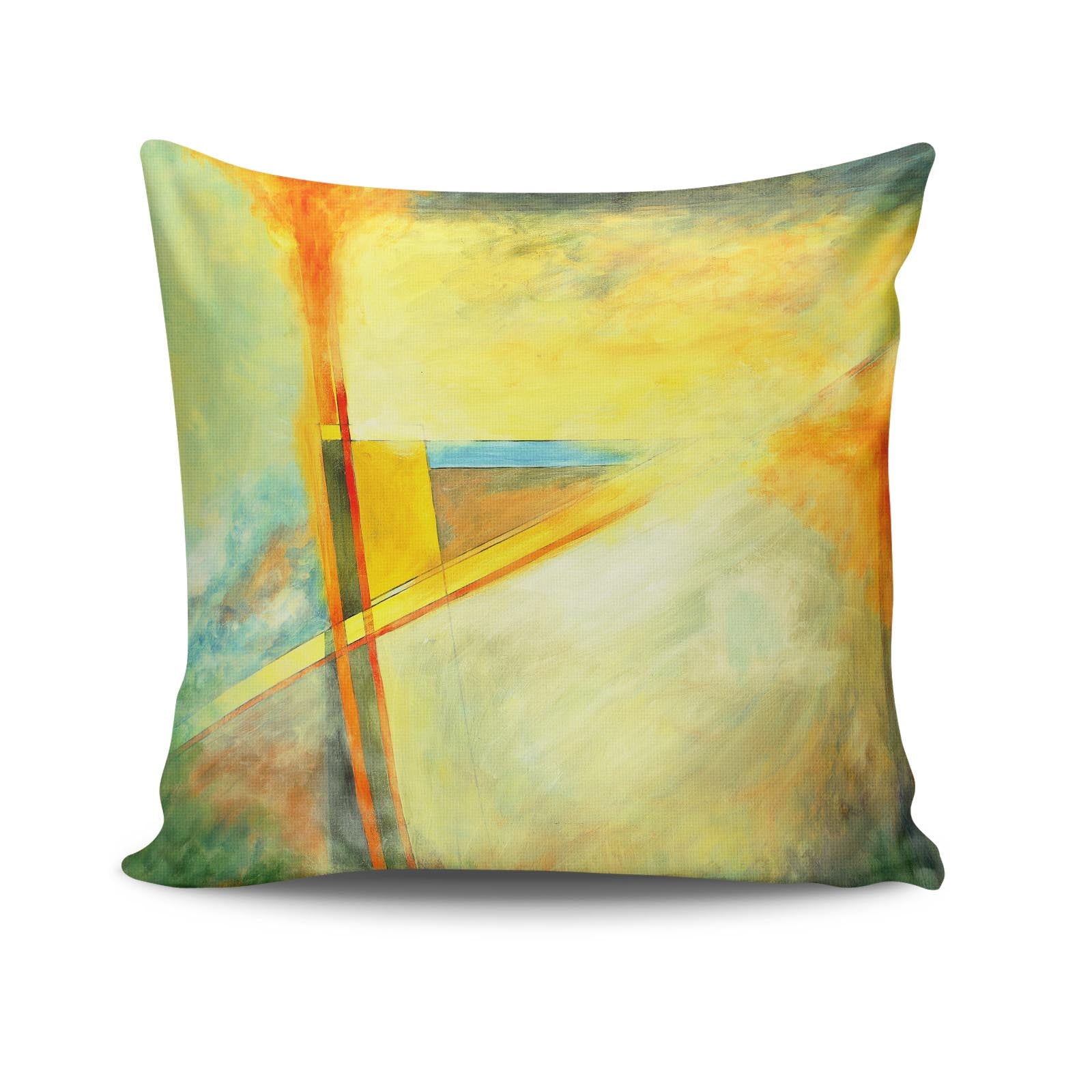 Capa de almofada – 43 x 43 cm – Multicolorido – 50% Algodão, 50% Poliéster