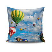 Capa de almofada – 43 x 43 cm – Multicolorido – Algodão e poliéster