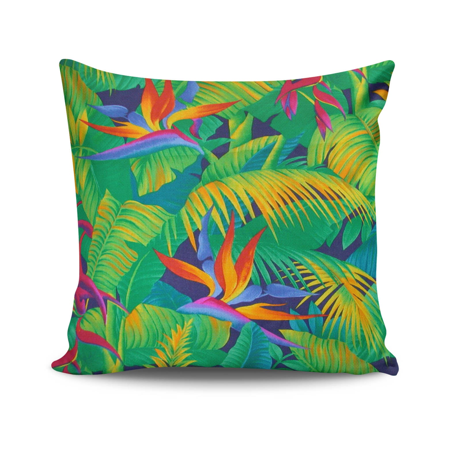 Capa de Almofada – 43 x 43 cm – Multicolorido – Algodão/Poliéster