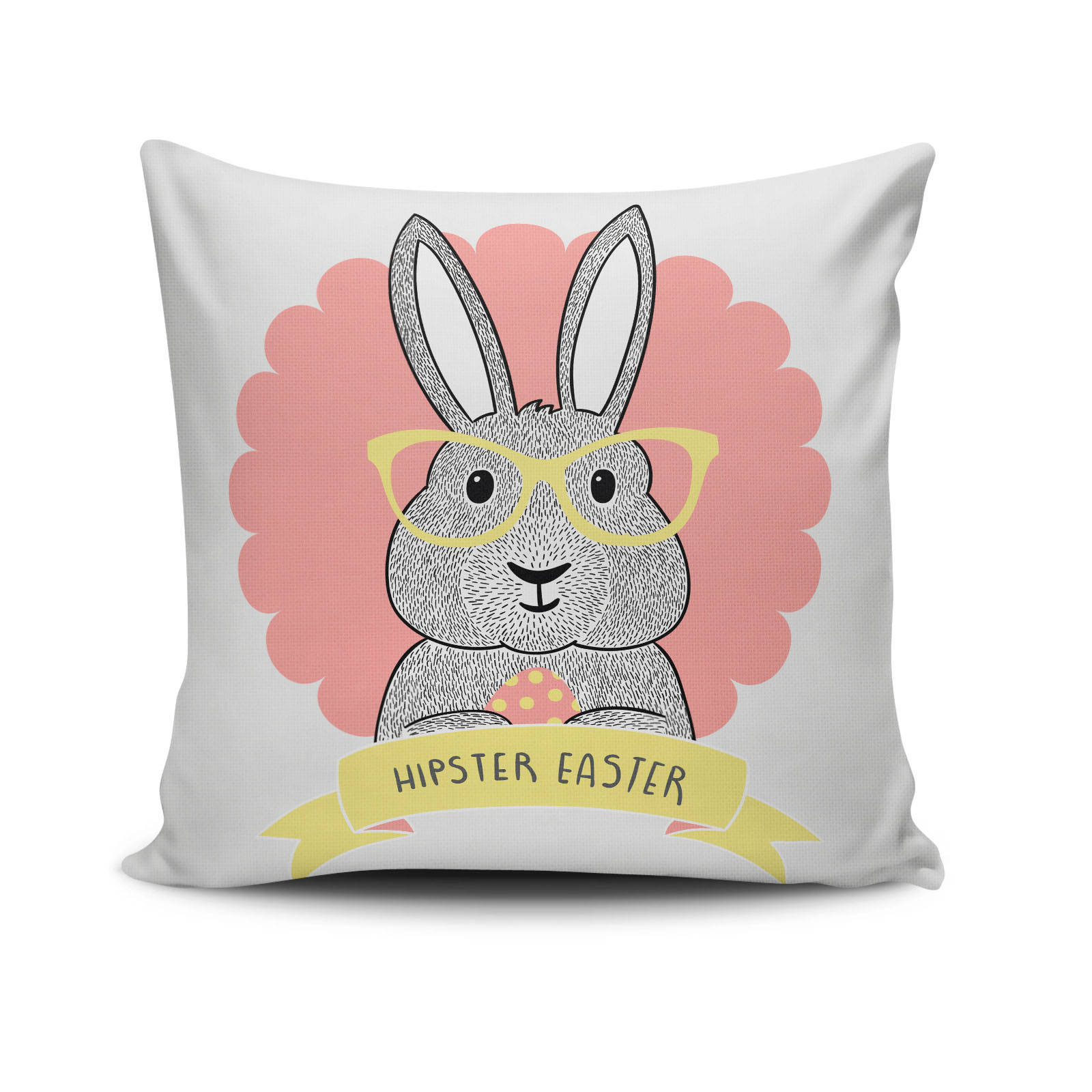 Almofada – 43 x 43 cm – Multicolorido – Algodão e Poliéster