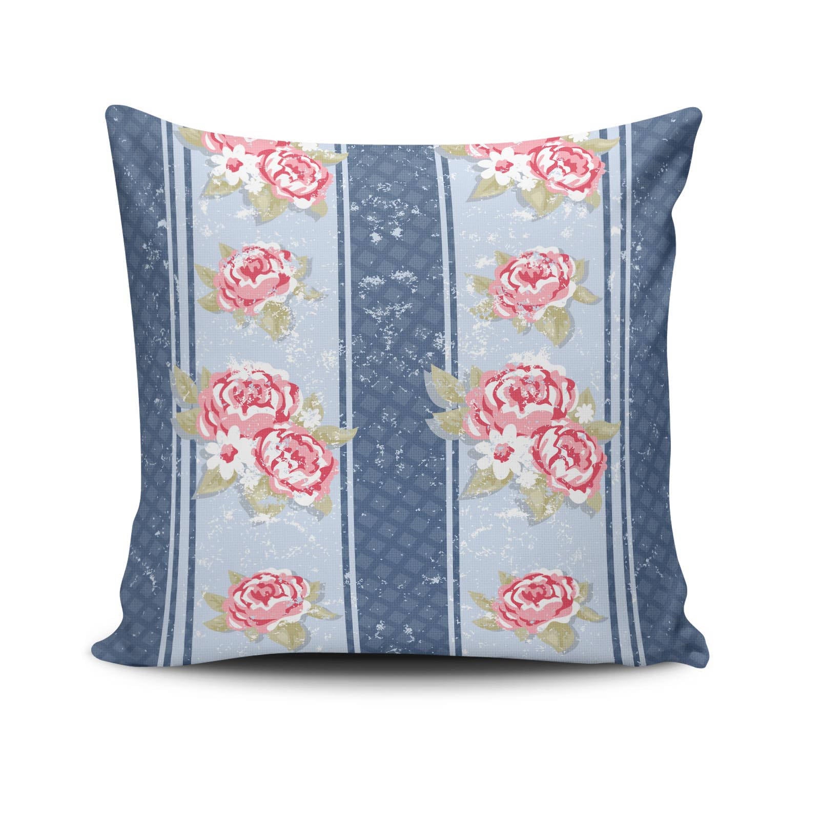 Almofada – 43 x 43 cm – Multicolorido – Algodão e Poliéster