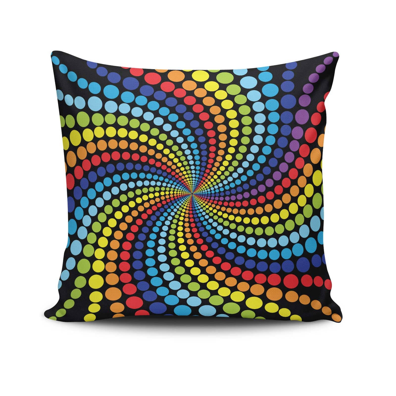 Capa de almofada – 43 x 43 cm – Multicolorido – Algodão e poliéster
