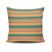Capa de almofada – 43 x 43 cm – Multicolorido – Algodão/Poliéster