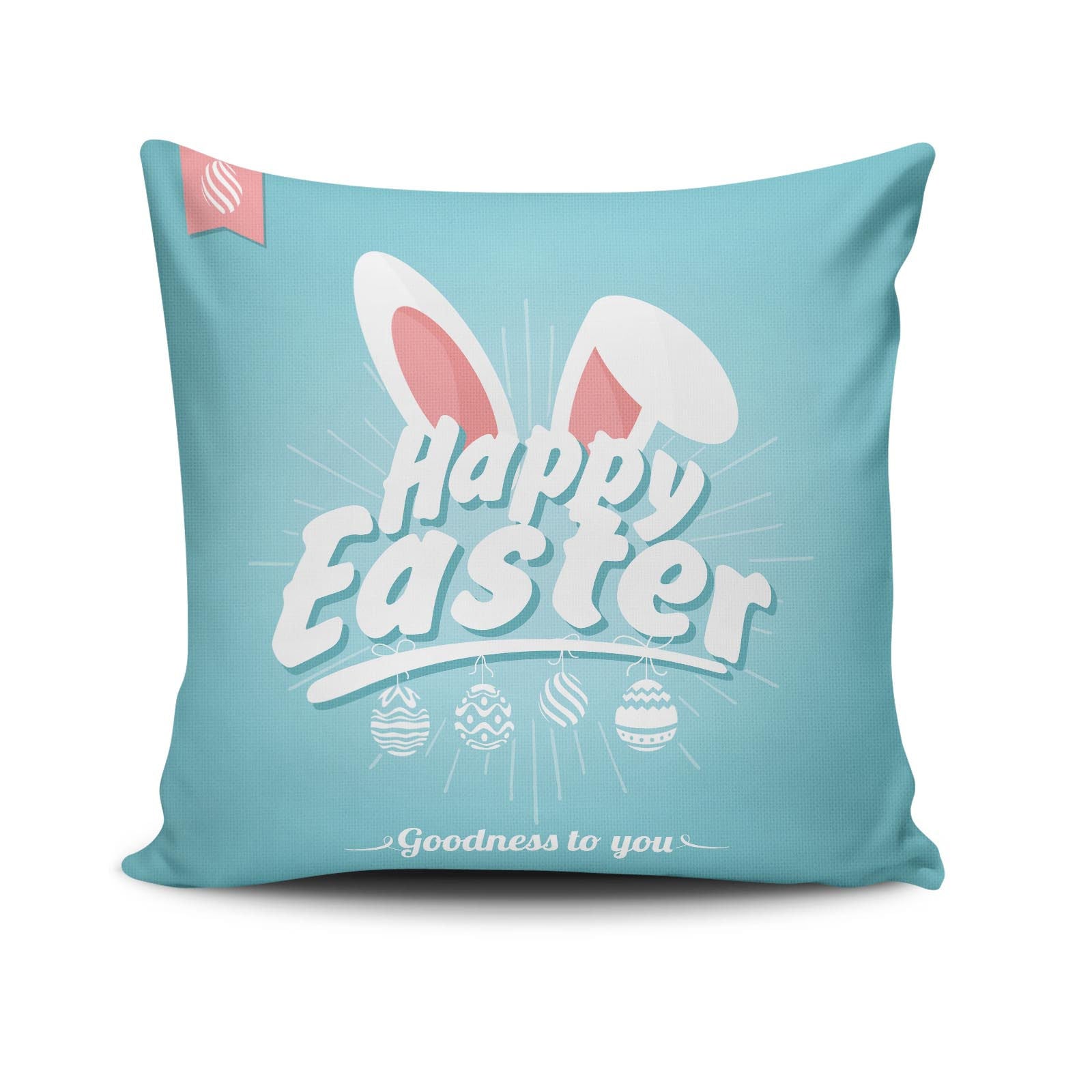 Almofada – 43 x 43 cm – Multicolorido – Algodão e Poliéster