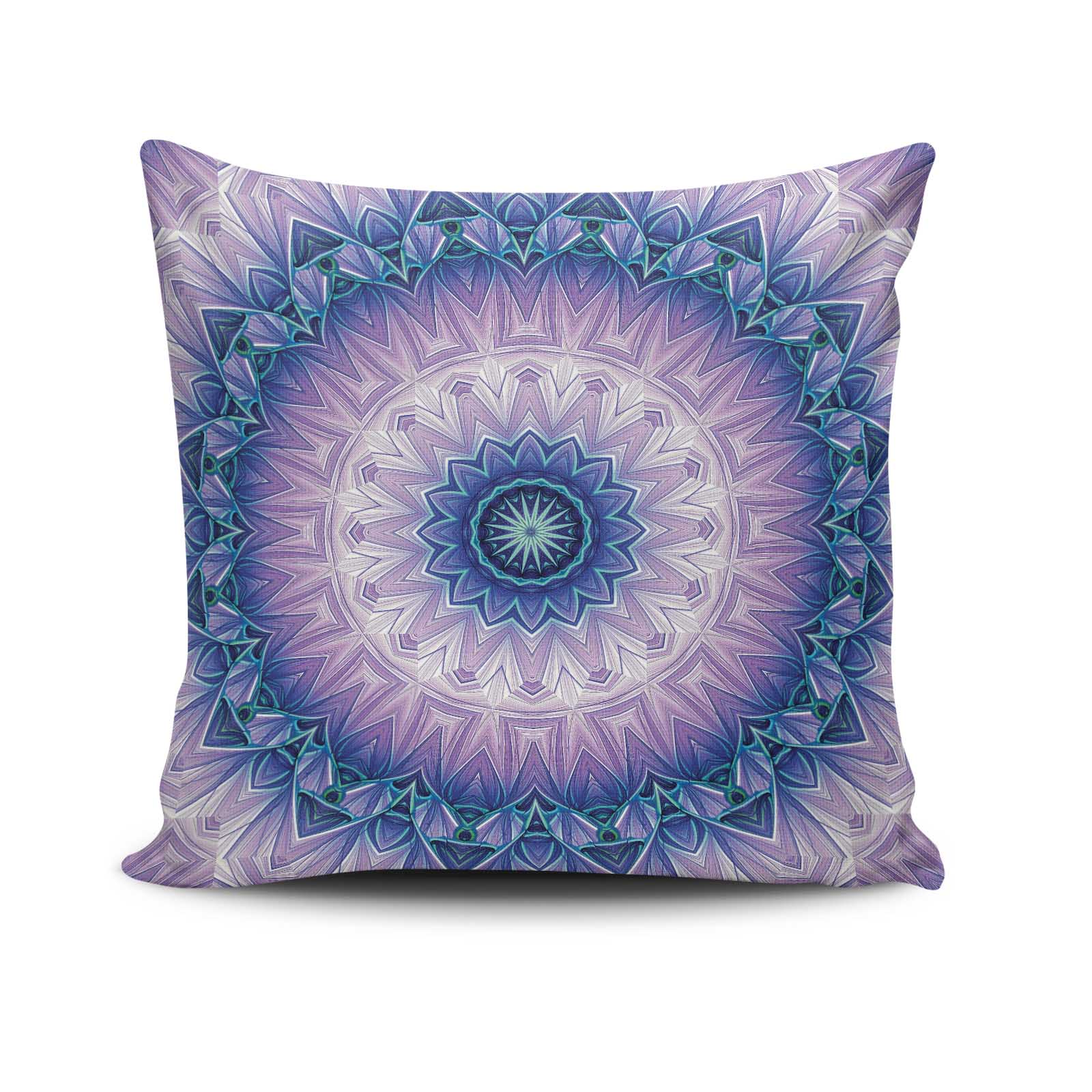 Capa de Almofada – 43 x 43 cm – Multicolorido – 50% Algodão / 50% Poliester