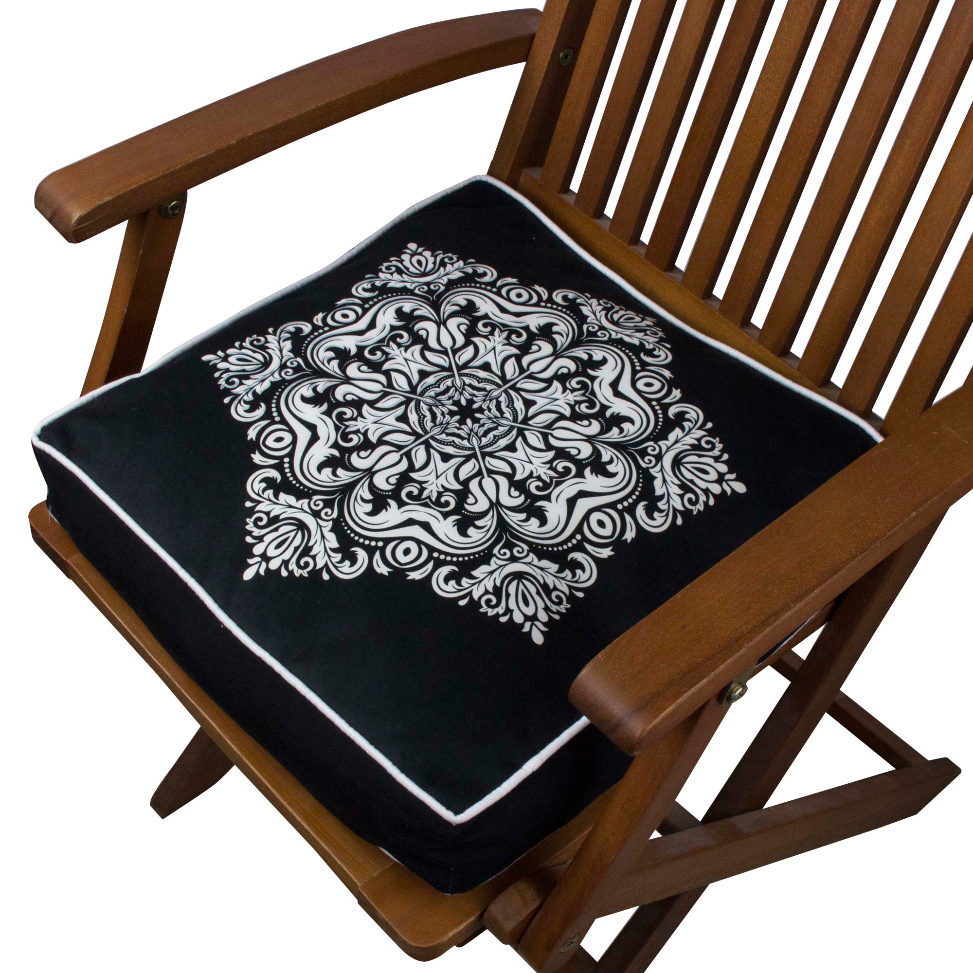 Almofada – 42 x 42 cm – Multicolorido – Algodão/Poliéster