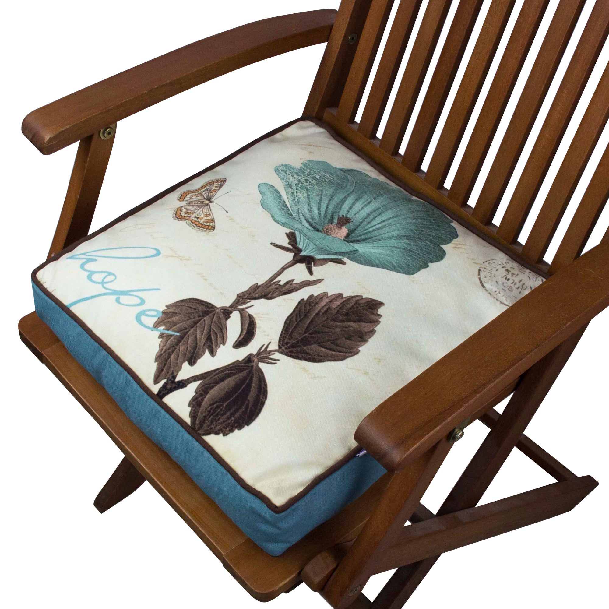 Almofada – 42 x 42 cm – Multicolorido – Algodão e Poliéster