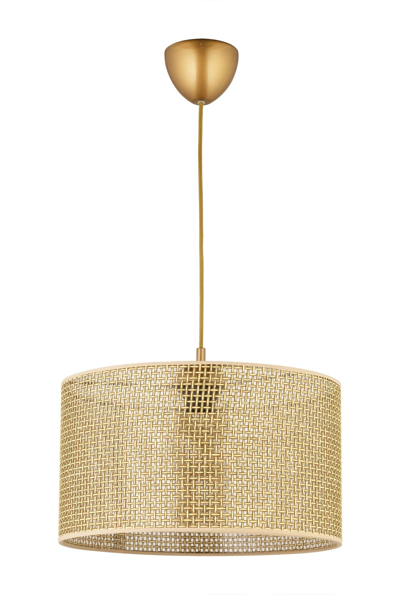 Candeeiro de Teto – 24 - 60 cm – Marrom – Plástico