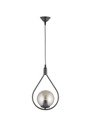 Candeeiro de Teto – Ø12 h:12 cm – Preto – Metal
