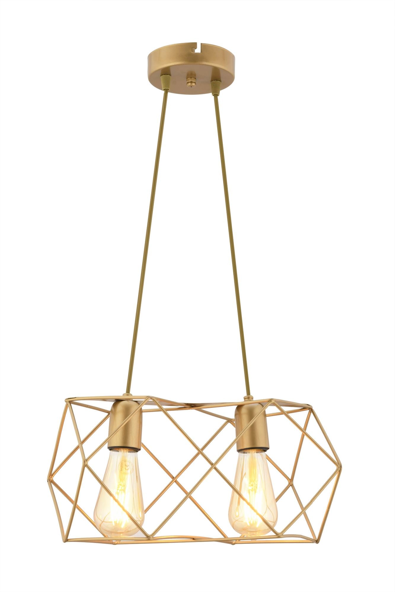 Candeeiro de Teto - 24-60 cm - Vintage - Metal