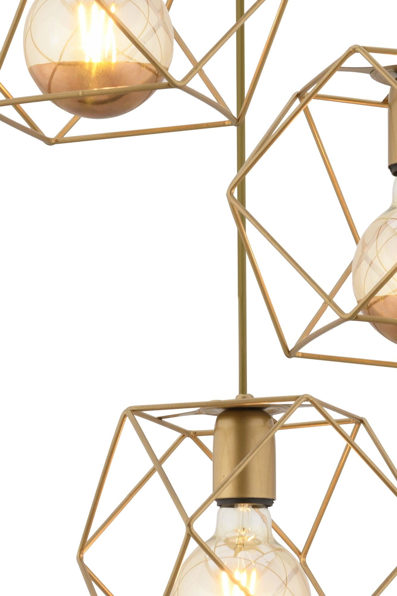 Candeeiro de Teto – 24-60 cm – Vintage – Metal