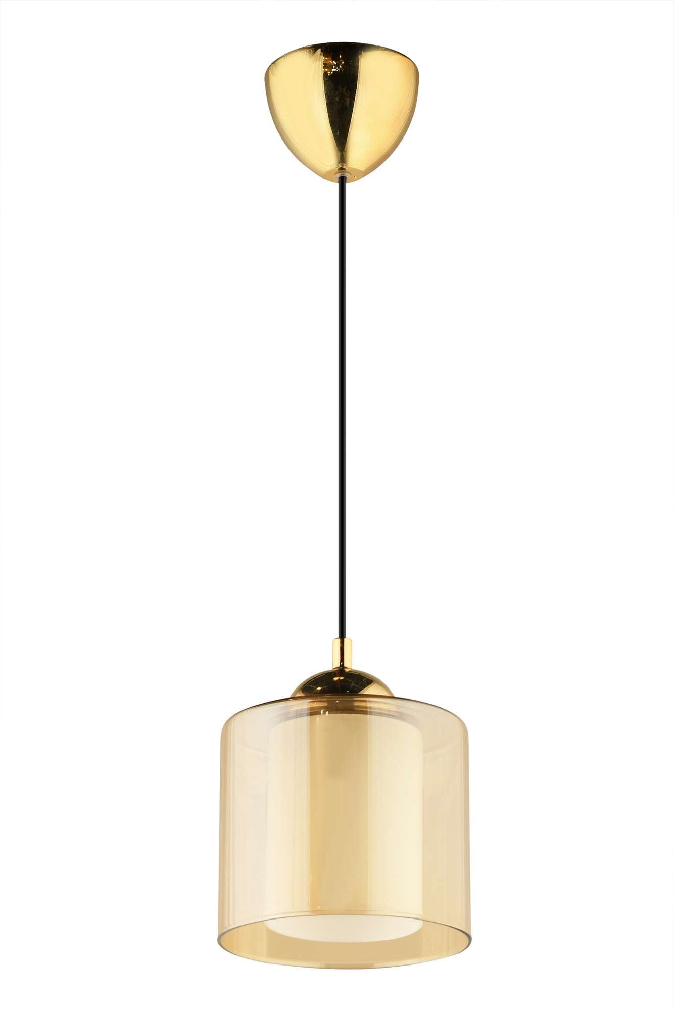 Candeeiro de Teto – 21-70 cm – Mel e Ouro – Plástico