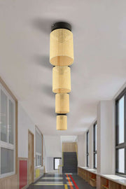 Candeeiro de Teto – 18 cm – Creme – Metálico