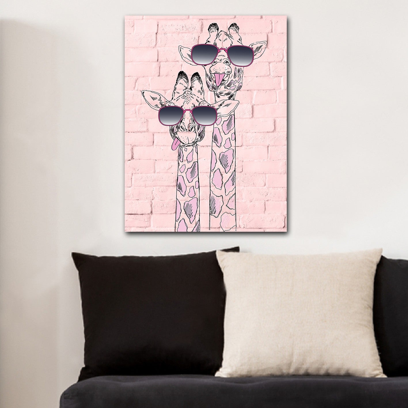 Impressionante pintura decorativa em tela, 70 x 100 cm | 100% tela, 100% moldura de madeira (3 cm de espessura) | Perfeito para amantes de decoração e arte