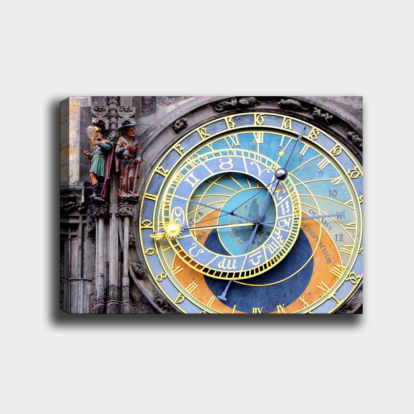 Impressionante pintura decorativa em tela, 70 x 100 cm | 100% tela, 100% moldura de madeira (3 cm de espessura) | Perfeito para amantes de decoração e arte