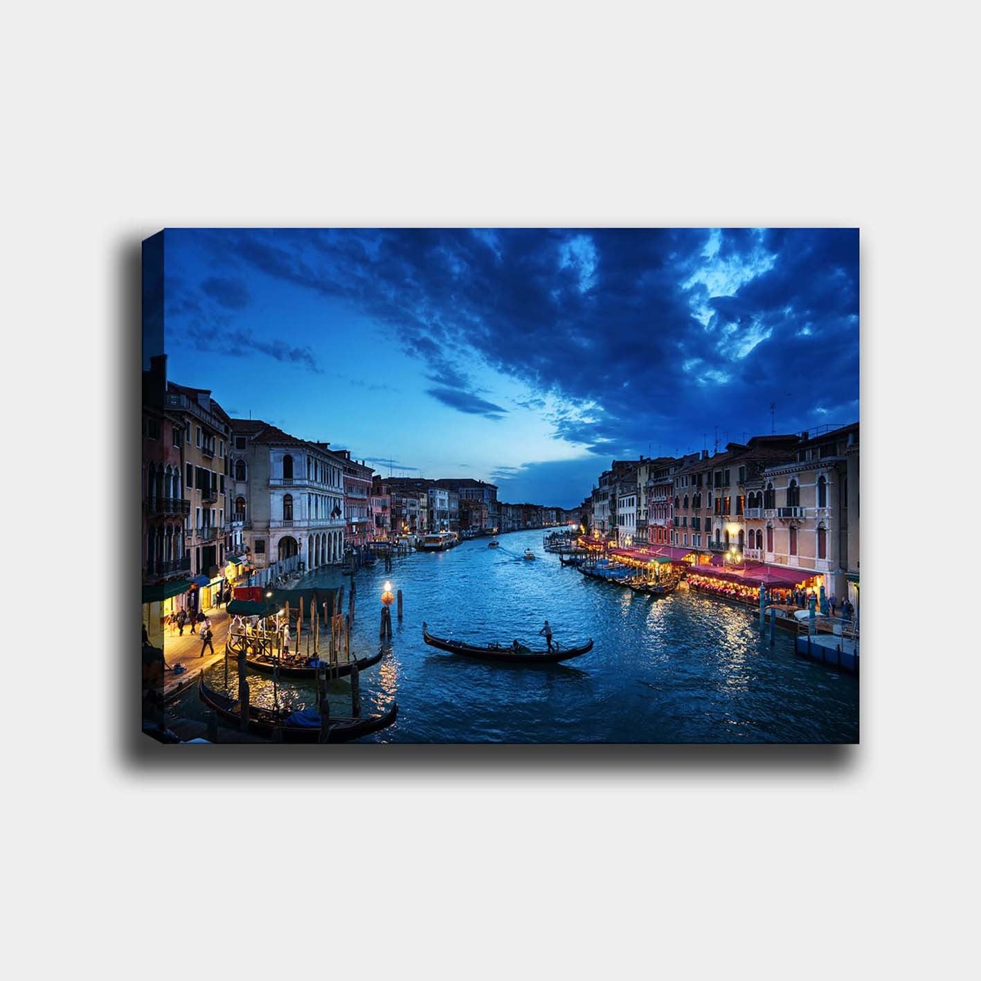 Impressionante pintura decorativa em tela, 70 x 100 cm | 100% tela, 100% moldura de madeira (3 cm de espessura) | Perfeito para amantes de decoração e arte