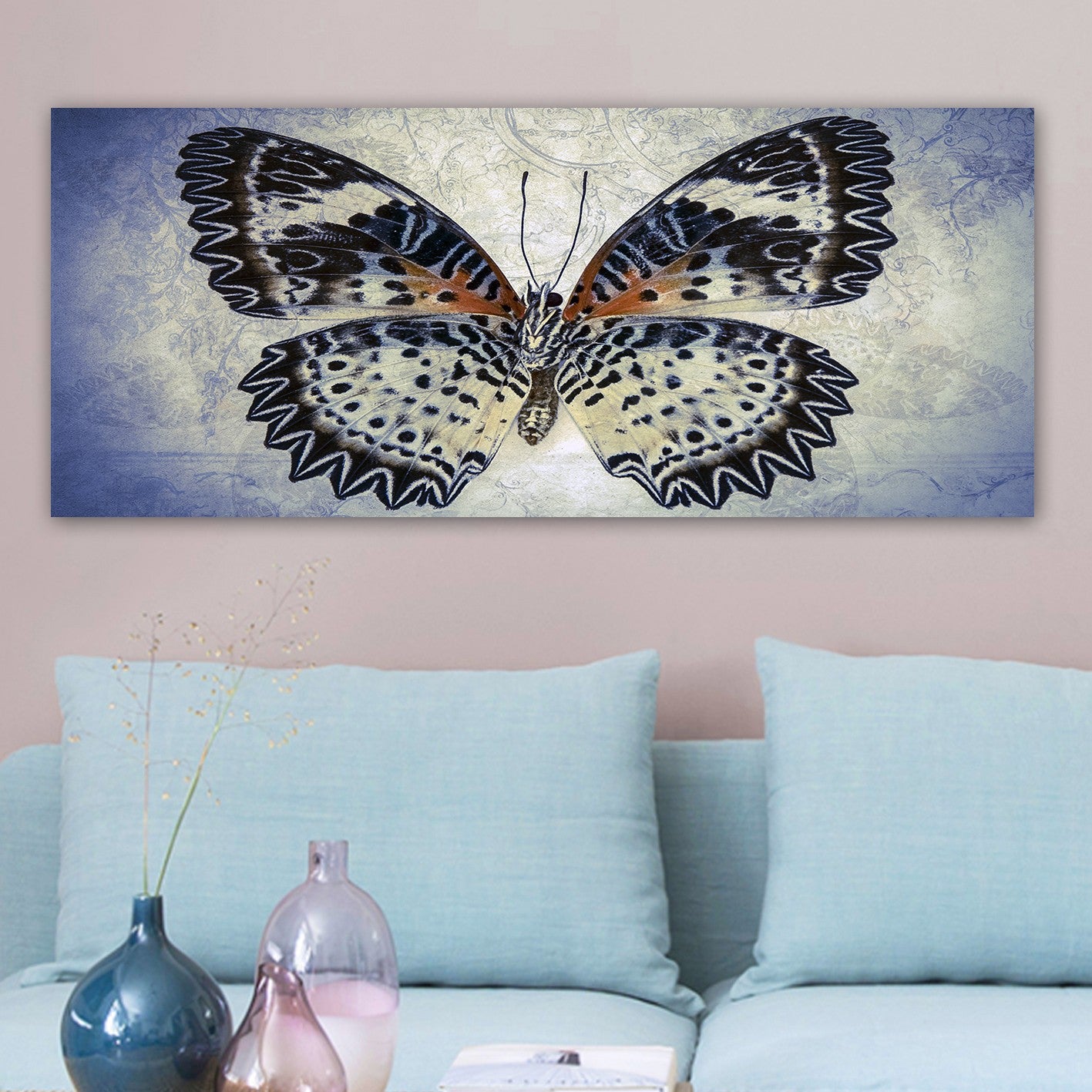 Quadro em Tela Decorativo Multicolor 50x120 cm, 100% Canvas, Moldura de Madeira 3 cm – YTY224339824_50120