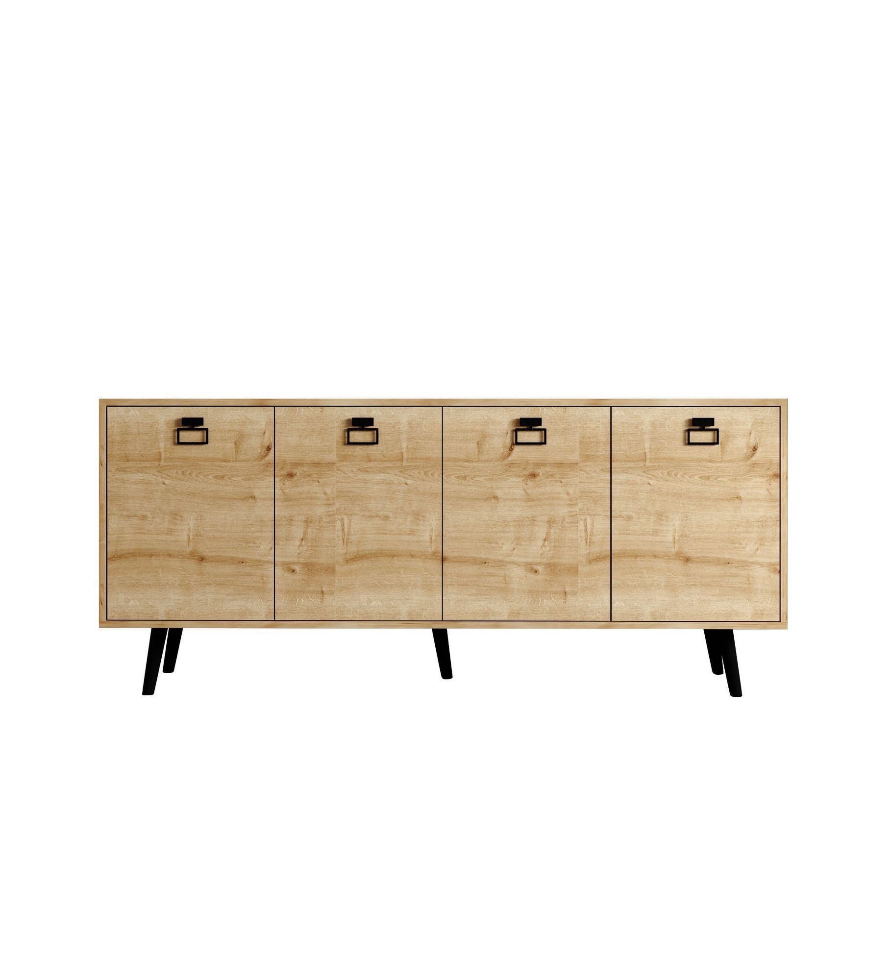 Aparador Modern – 180cm x 80cm x 45cm – Carvalho Safira – Aglomerado