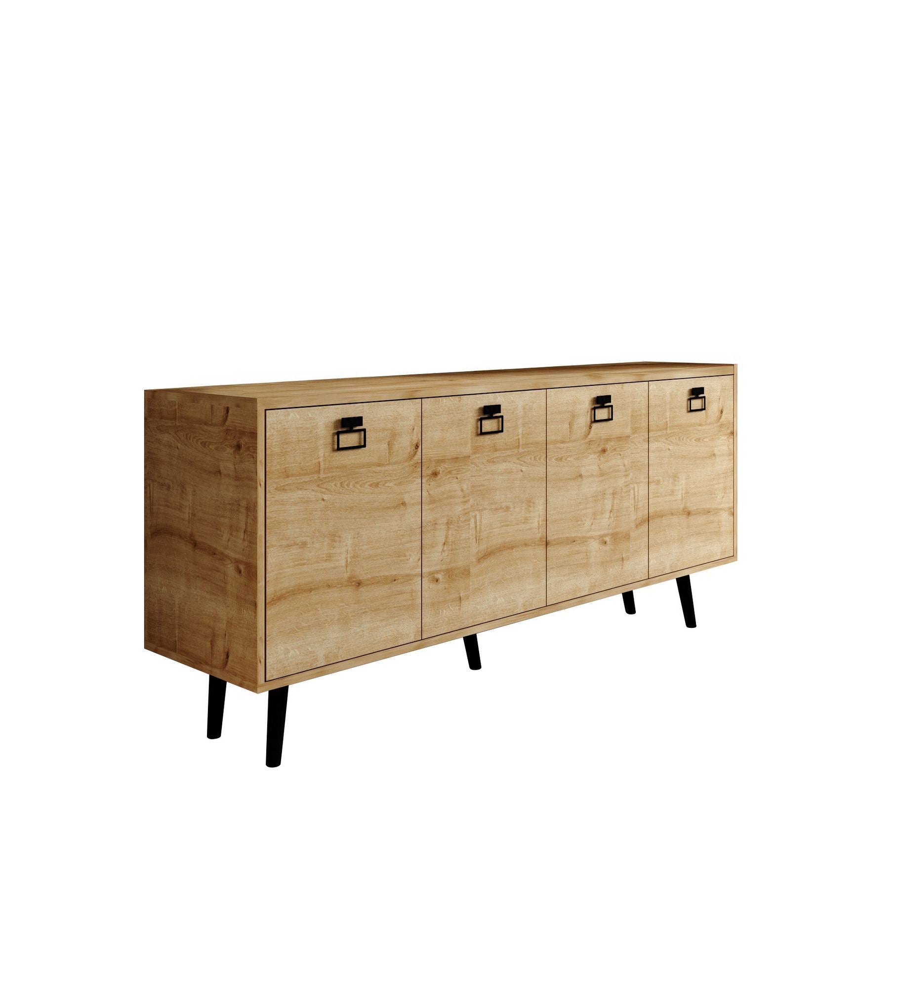 Aparador Modern – 180cm x 80cm x 45cm – Carvalho Safira – Aglomerado