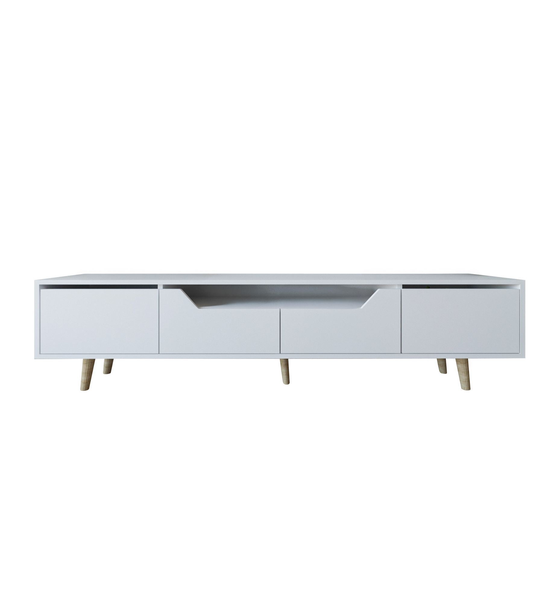 Móvel de TV – 180 cm – Branco – Aglomerado