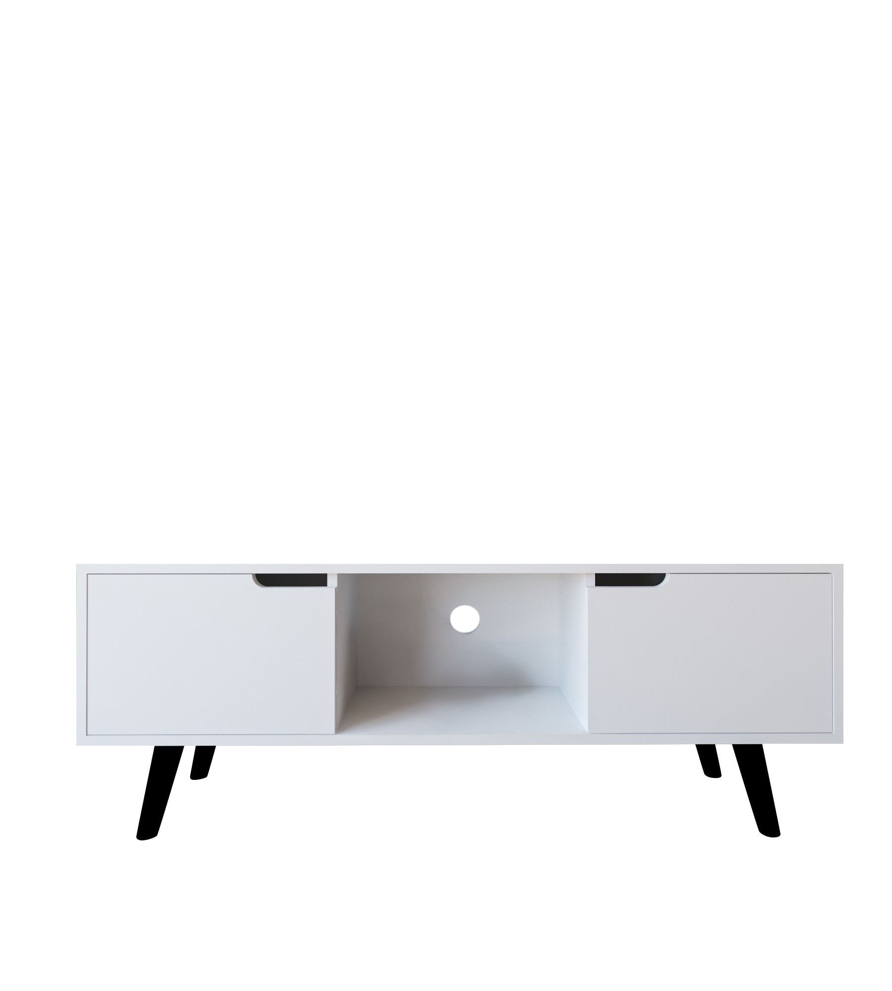 Móvel de TV – 139,7 cm x 53 cm – Branco – Aglomerado