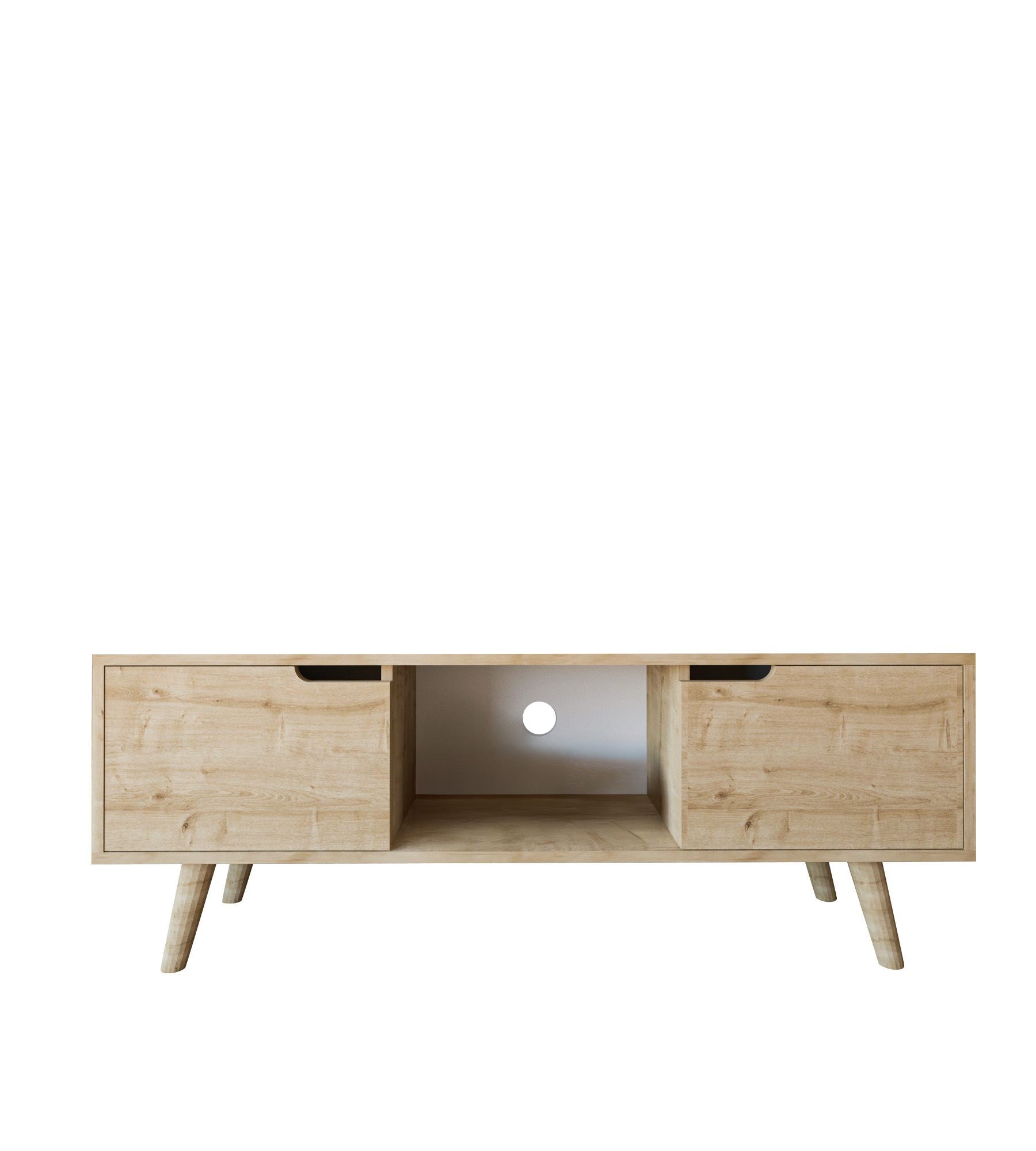 Móvel de TV – 139,7cm x 53cm x 53cm – Carvalho Safira – Aglomerado