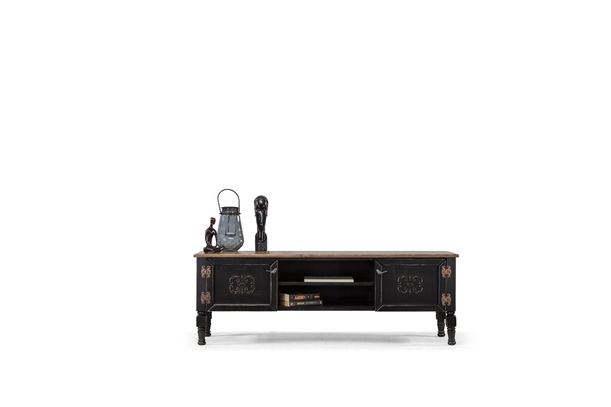 Móvel de TV – 150 cm x 40 cm x 50 cm – Preto – MDF