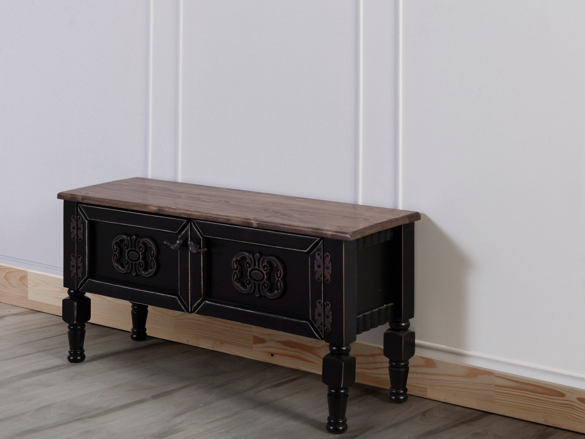 Móvel de TV – 100cm x 45cm x 30cm – Preto – MDF