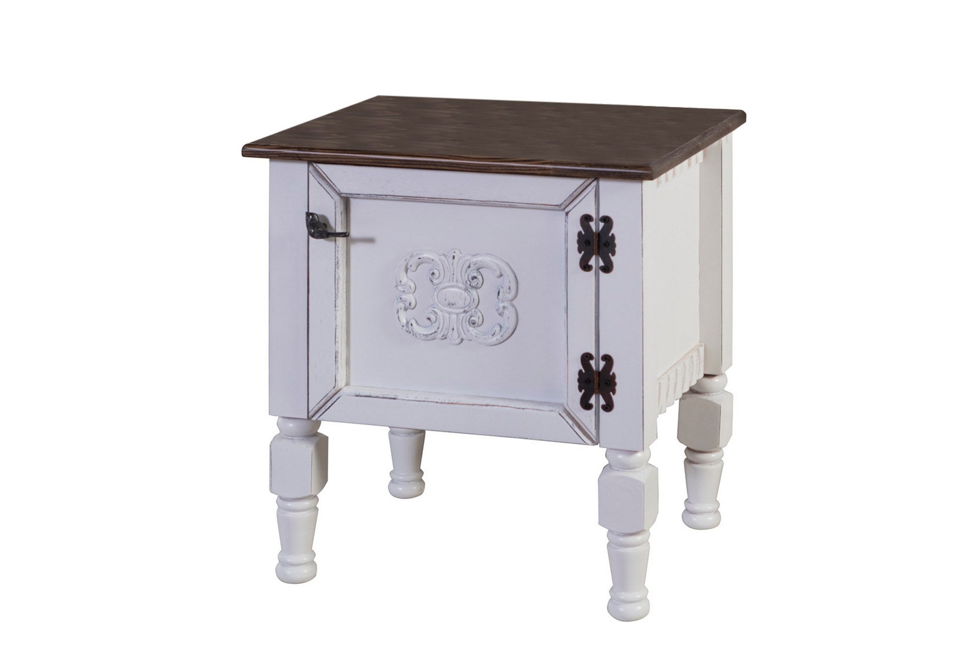 Mesa de Cabeceira – 50x40x52 cm – Branco – MDF