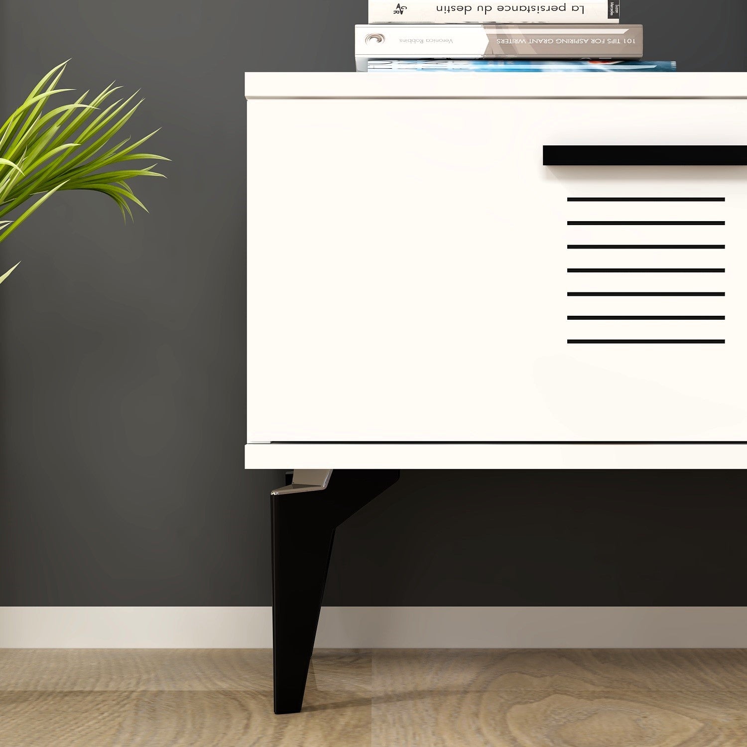 Móvel de TV – 150cm x 44.6cm x 29.6cm – Branco – MDF