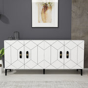 Aparador – 150 cm largura – Branco – Aglomerado de partículas revestido a melamina