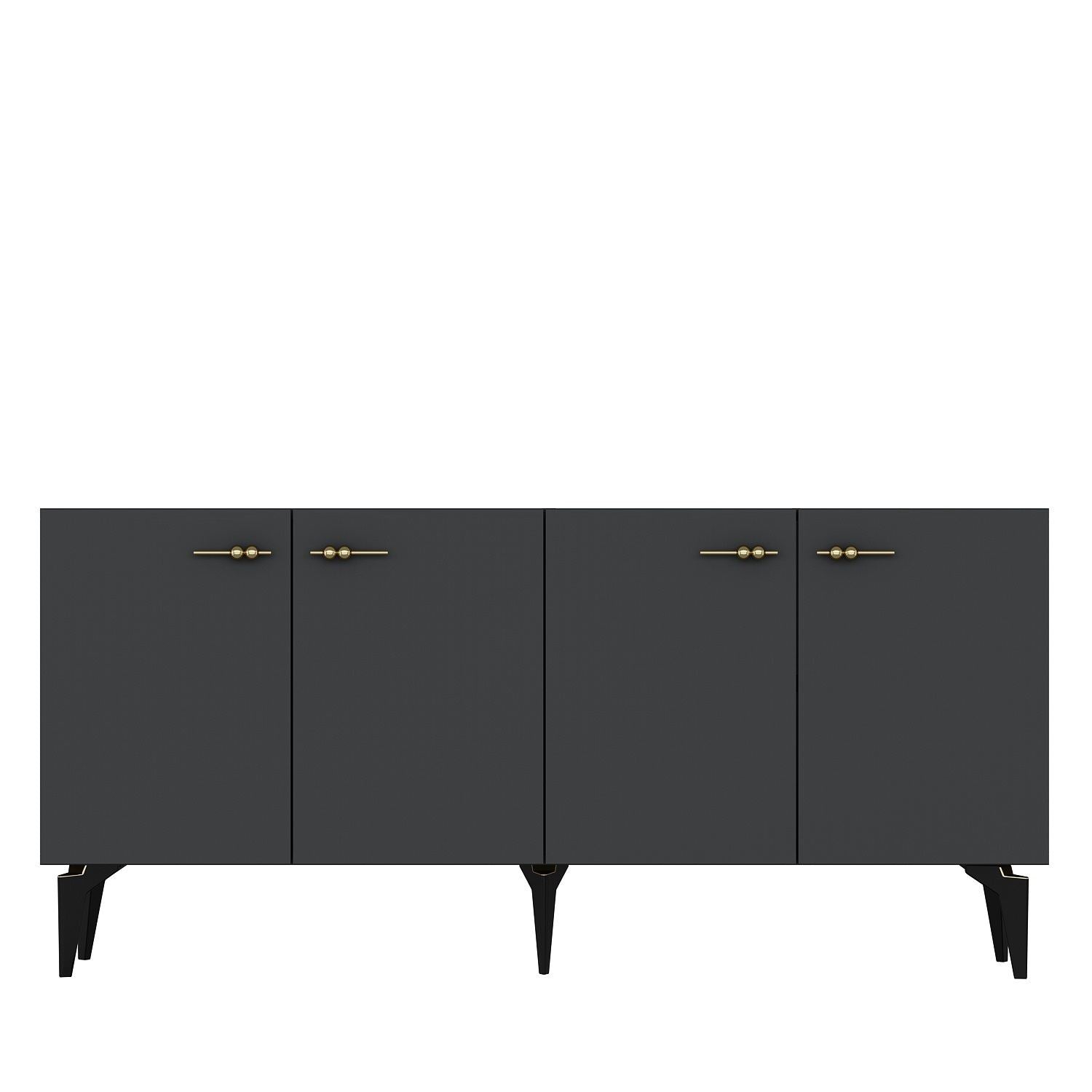 Aparador – 150cm – Antracite – Painel de partículas