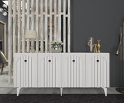 Aparador – 150 cm x 79 cm x 40 cm – Branco – Painel de partículas