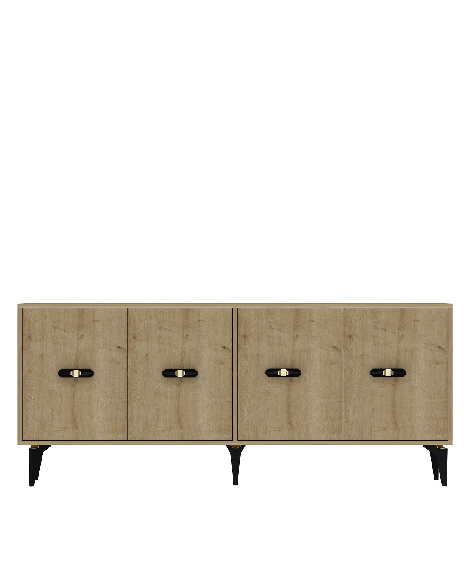Aparador – 180 cm x 82,6 cm x 35 cm – Carvalho Safira – Aglomerado melamínico
