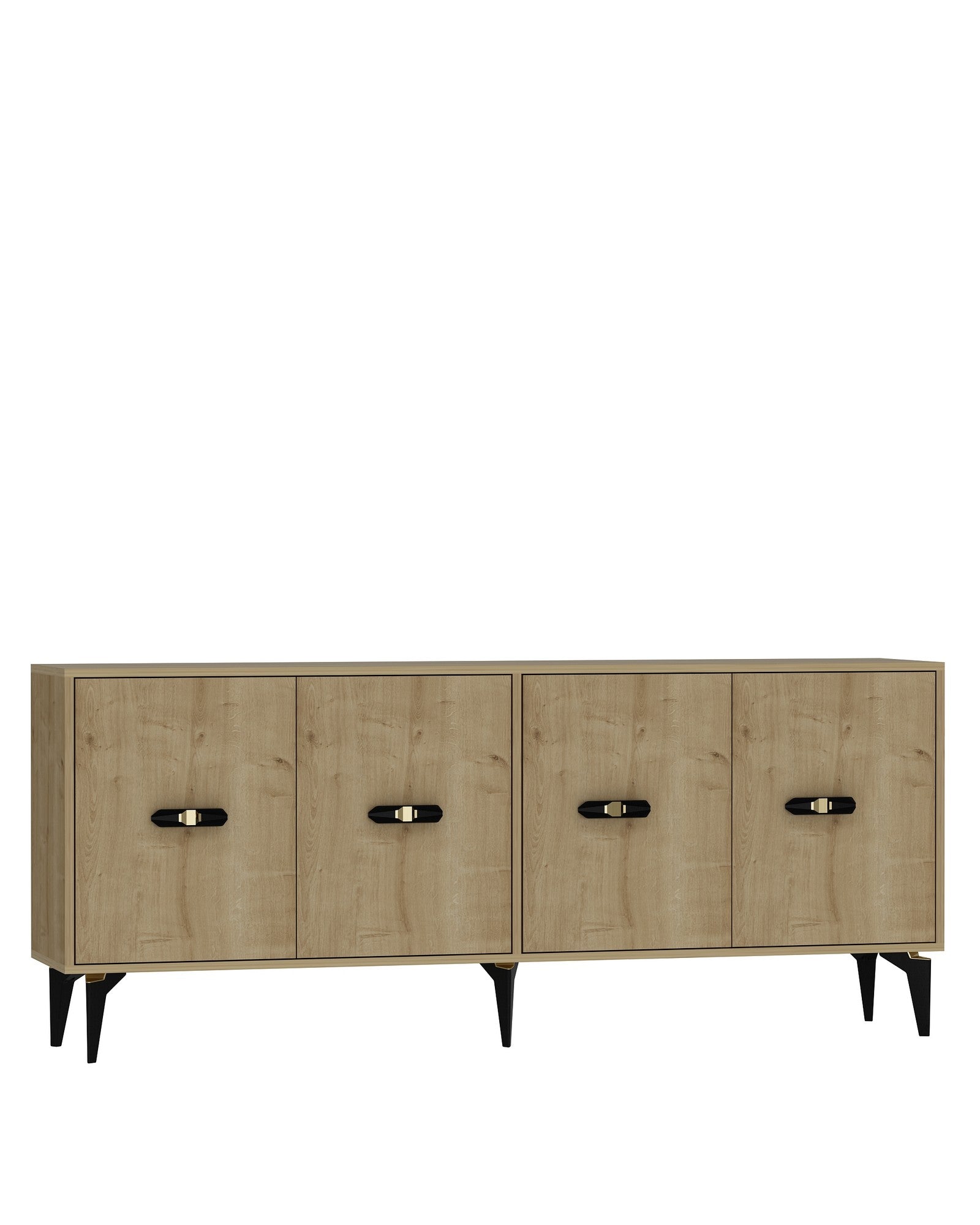Aparador – 180 cm x 82,6 cm x 35 cm – Carvalho Safira – Aglomerado melamínico