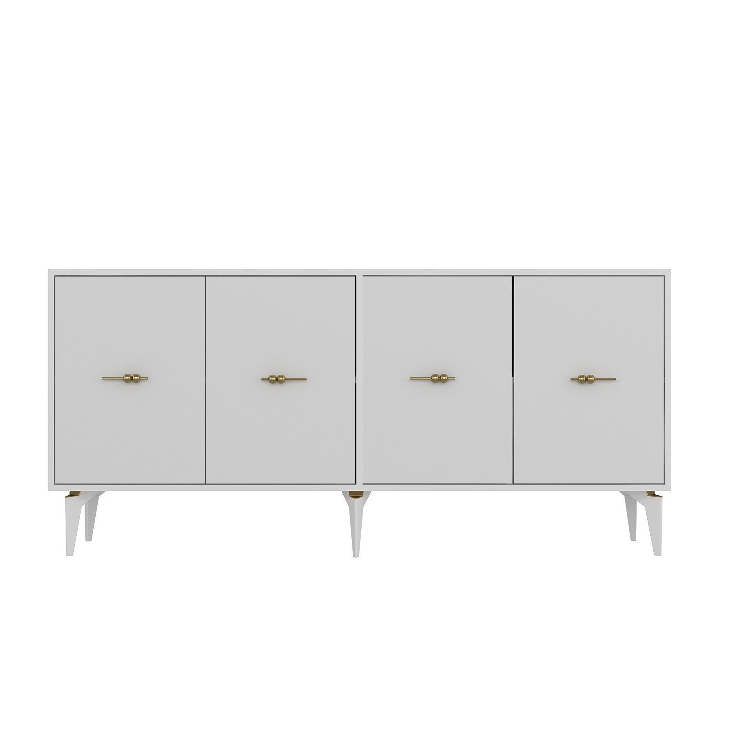 Aparador – 180 cm – Branco – Aglomerado revestido de melamina