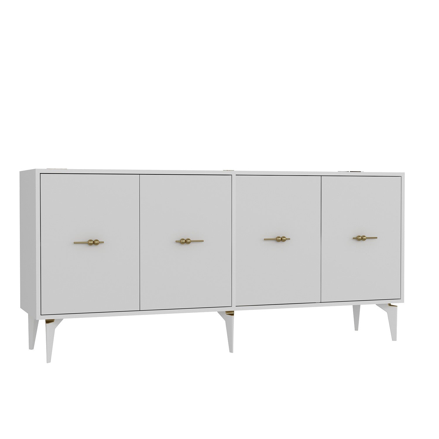 Aparador – 180 cm – Branco – Aglomerado revestido de melamina