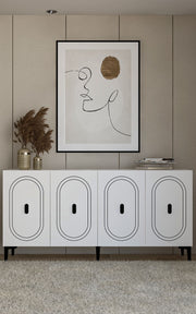 Aparador – 150 cm – Branco – MDF