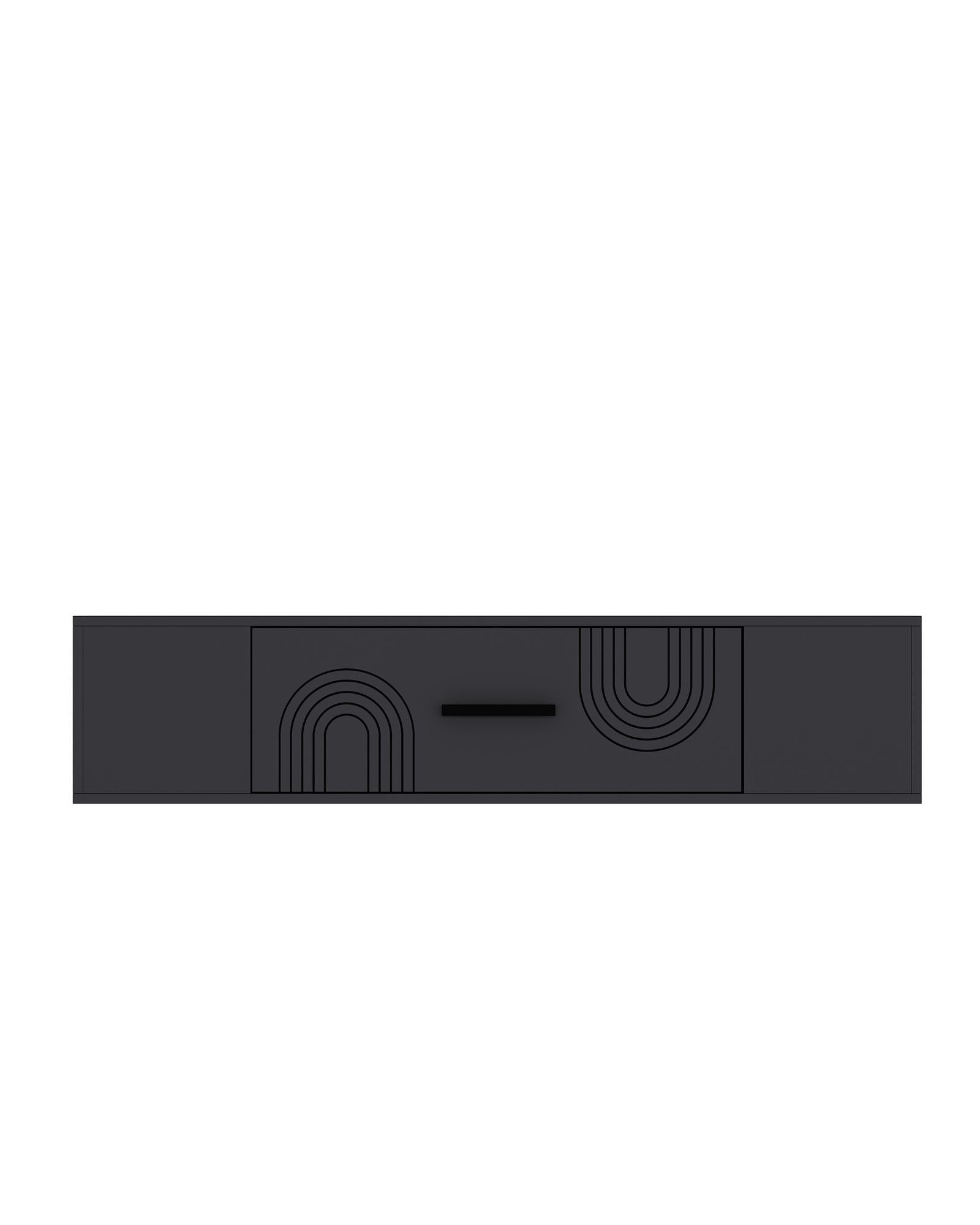 Móvel de TV – 150 cm x 33,2 cm x 29,6 cm – Antracite – MDF