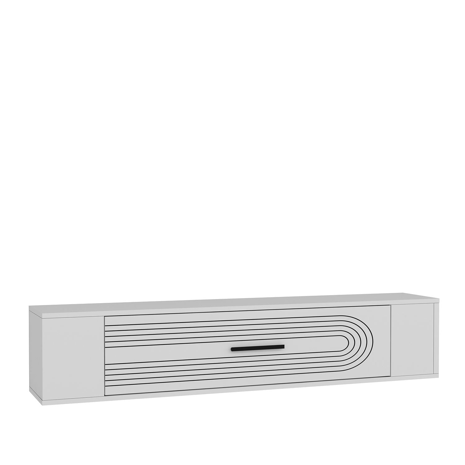Móvel de TV – 120 cm x 33,2 cm x 26,4 cm – Branco – MDF