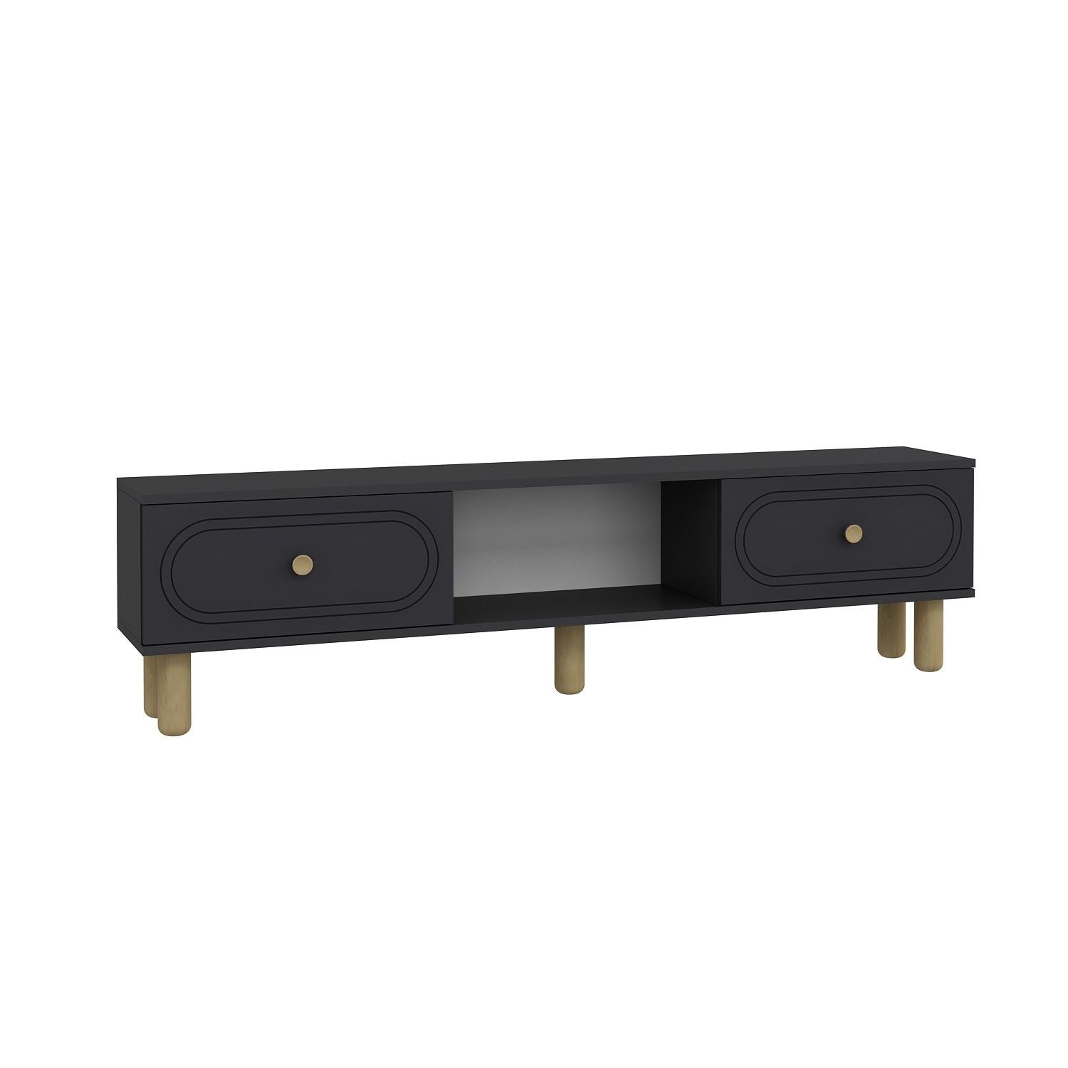 Móvel de TV – 150cm – Antracite – Aglomerado