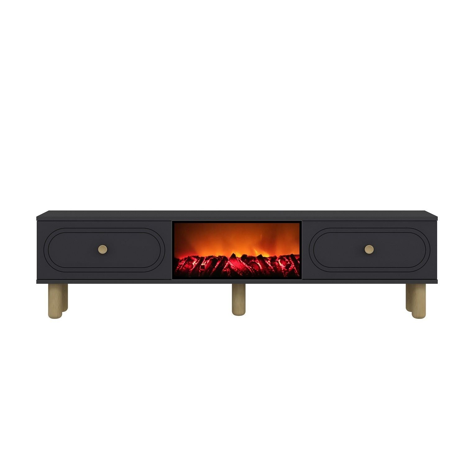 Móvel de TV – 150cm x 44.6cm x 29.6cm – Antracite – MDF