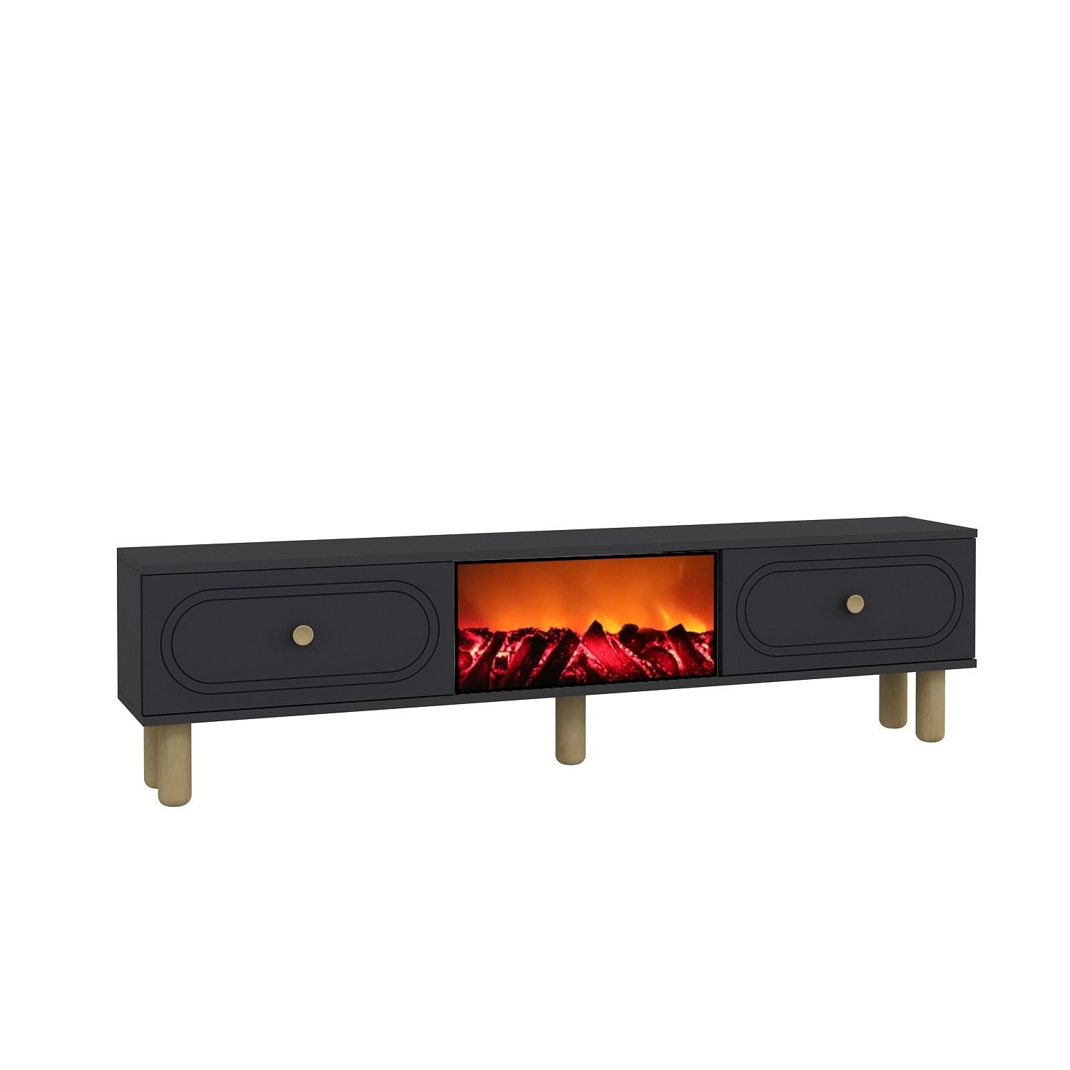 Móvel de TV – 150cm x 44.6cm x 29.6cm – Antracite – MDF