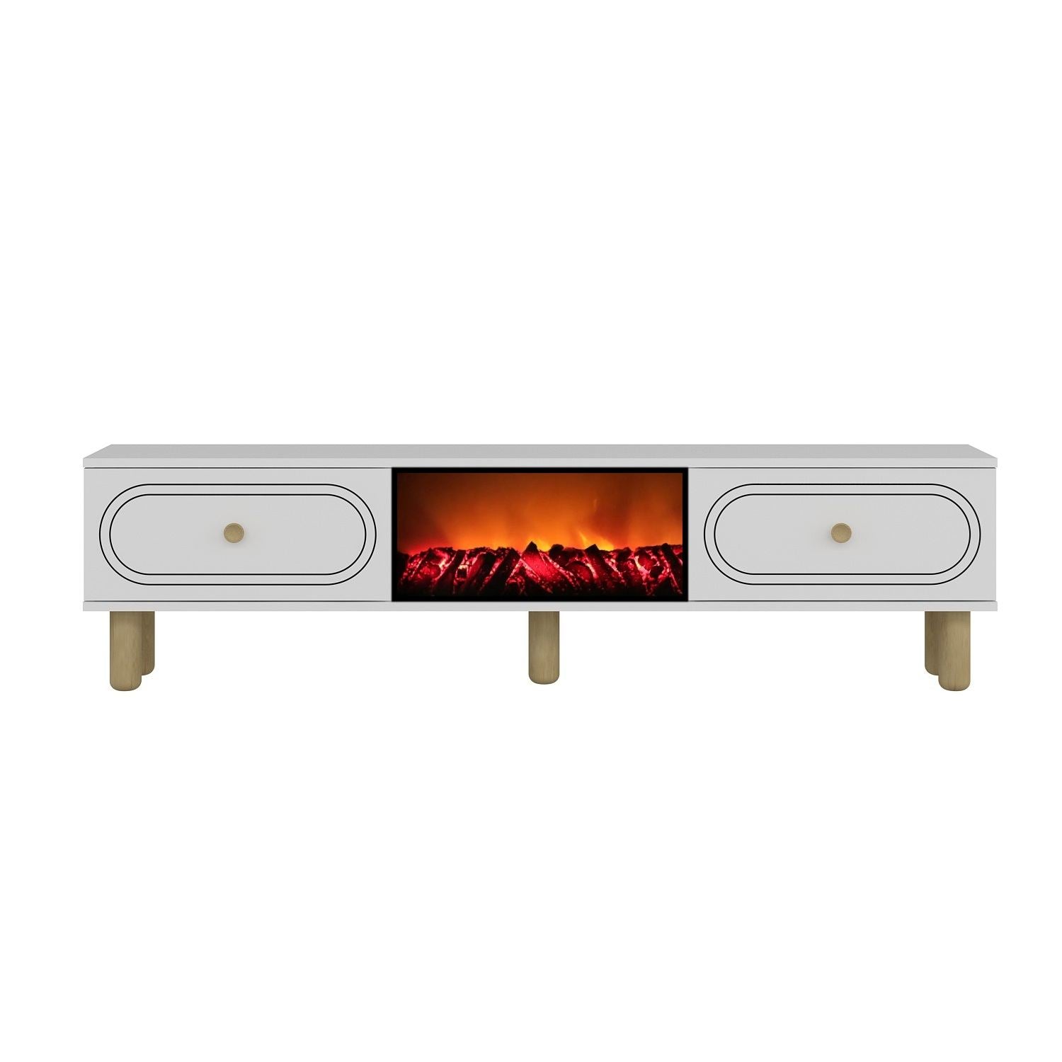 Móvel de TV – 150cm x 44,6cm x 29,6cm – Branco – MDF