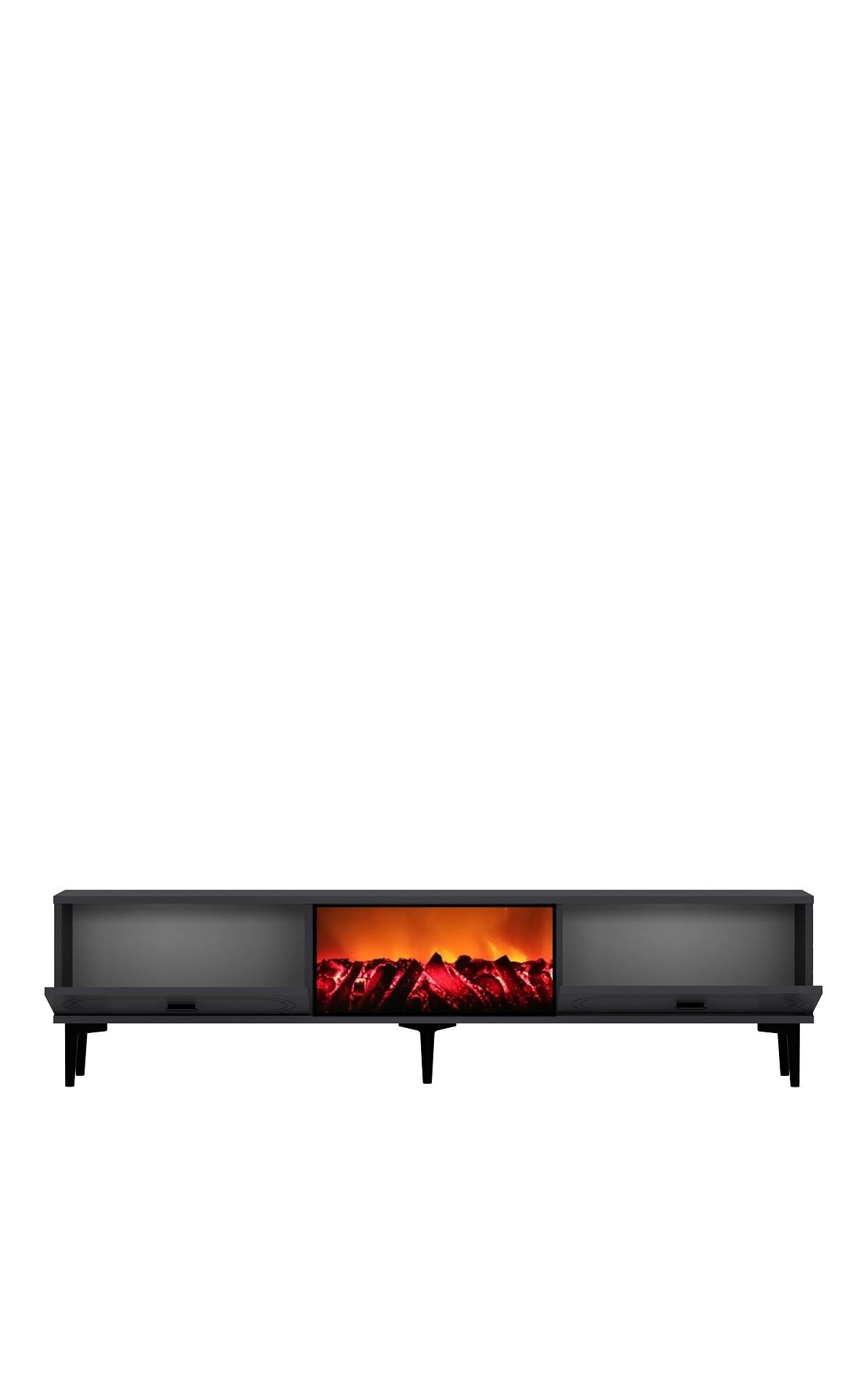 Móvel de TV – 150cm x 44,6cm x 29,6cm – Antracite – MDF revestido com melamina