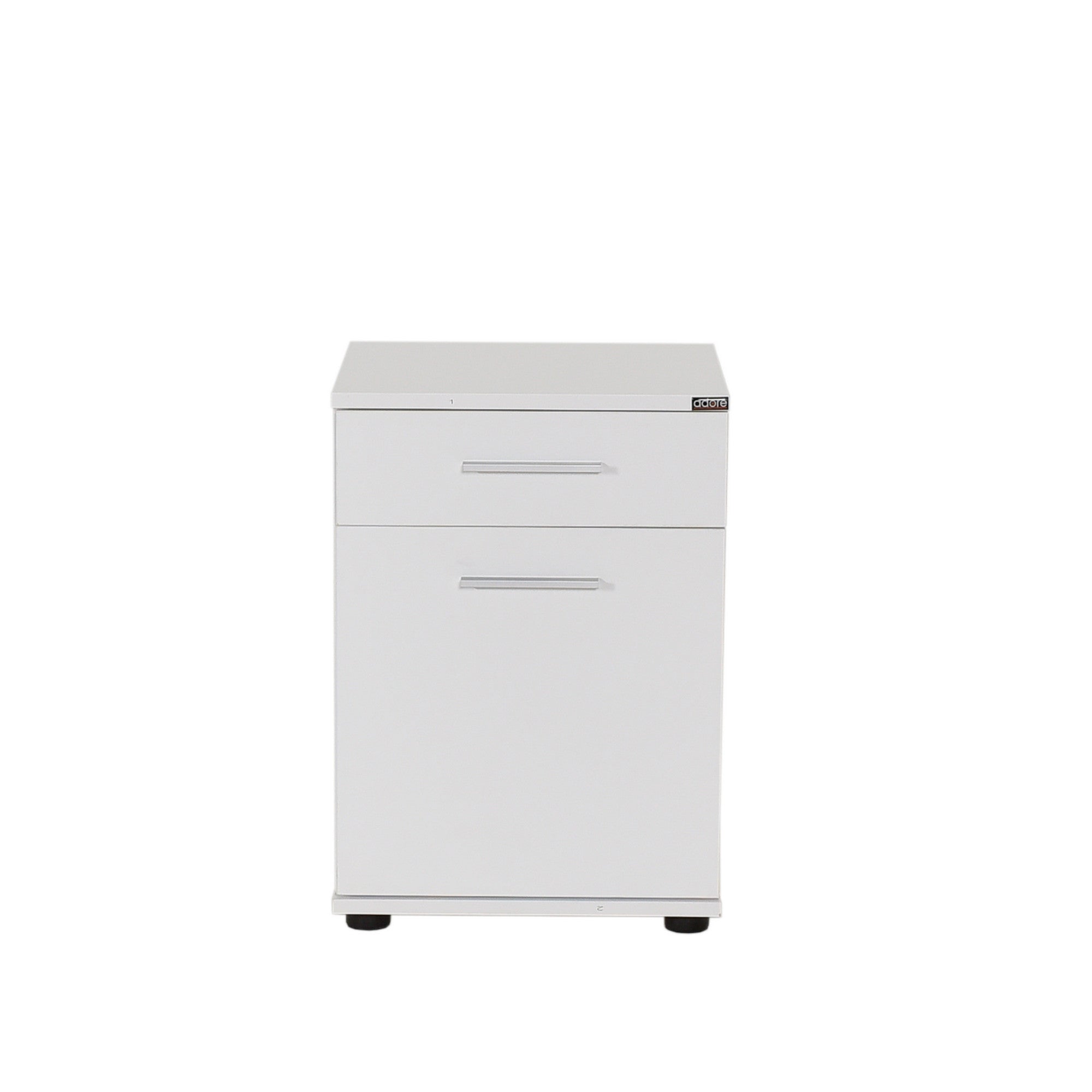 Mesa de cabeceira – 40 cm x 57 cm x 39 cm – Branco – Painel de partículas revestido a melamina