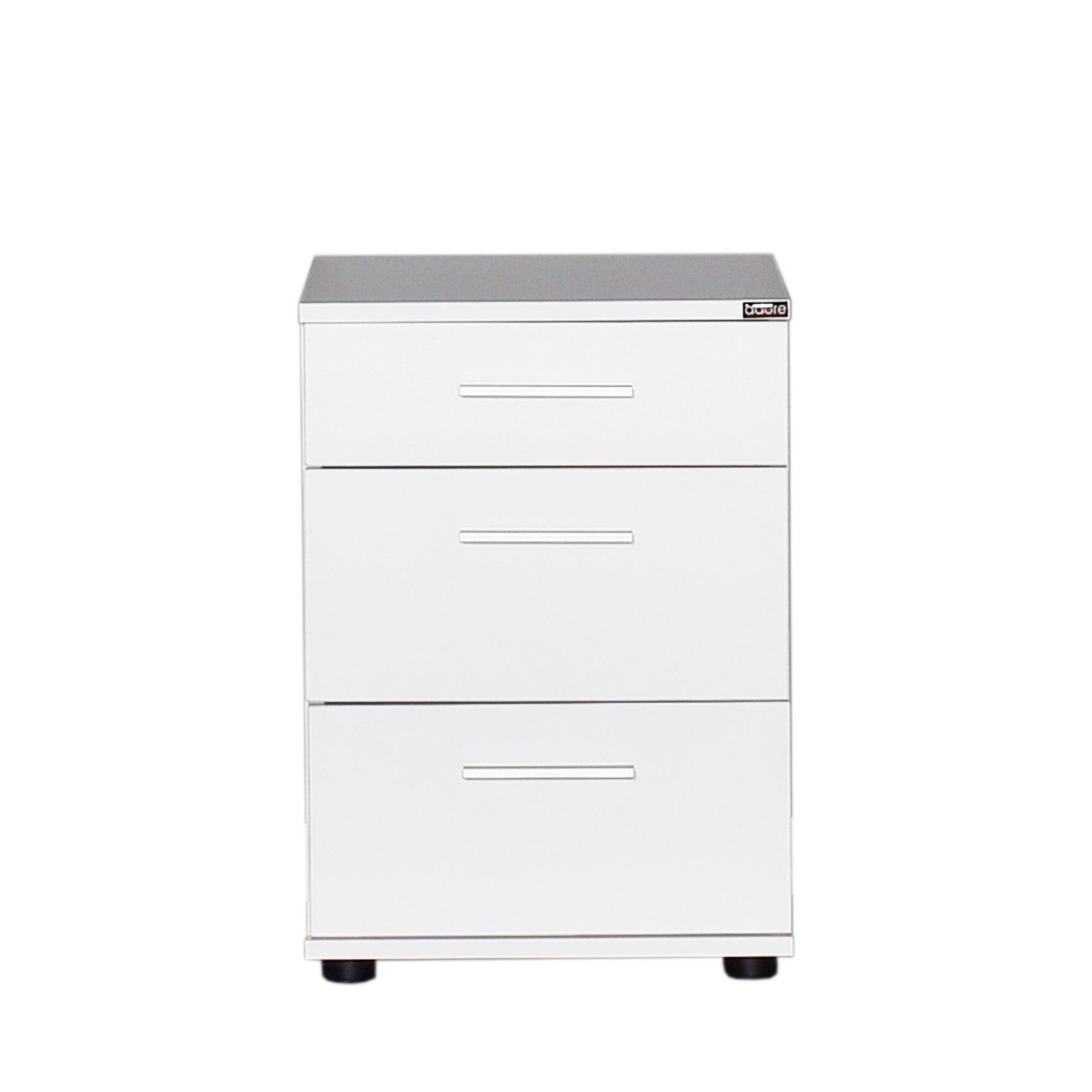 Mesa de cabeceira – 40x57x39 cm – Branco – Painel de partículas revestido a melamina