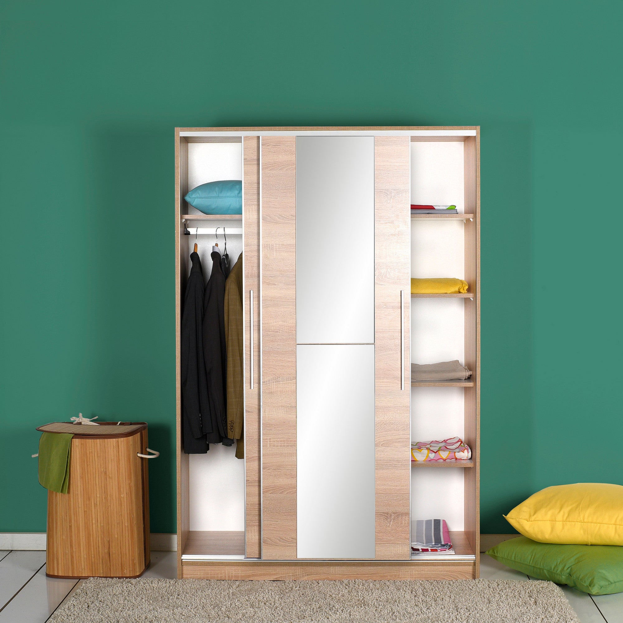 Guarda-roupa – 120cm x 187cm x 40cm – Sonomo – Painéis de partículas