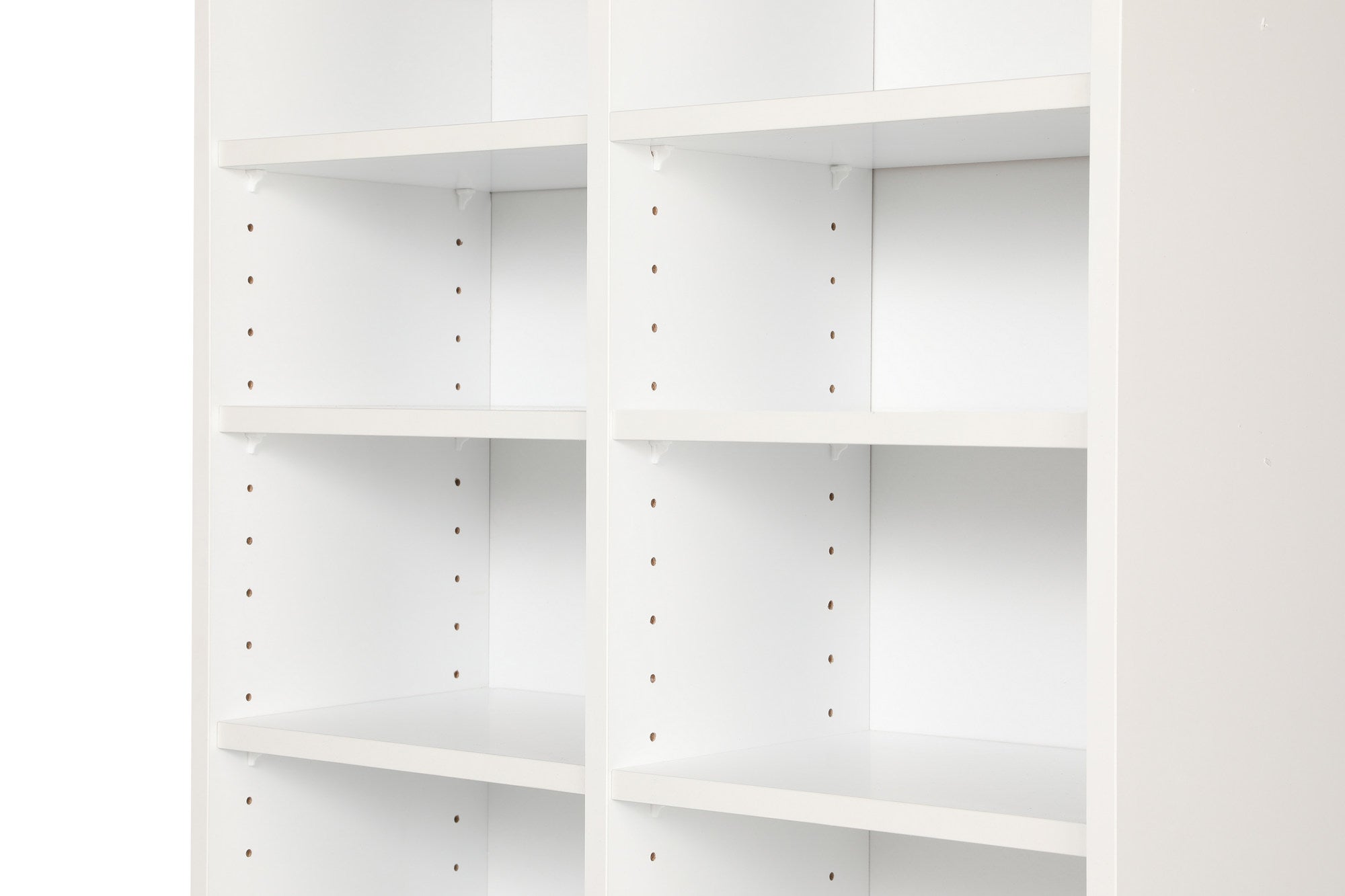 Secretária de Estudo com Estante Integrada - Cor Latte e Branco, 121cm de Largura com Múltiplas Prateleiras para Fixação na Parede
